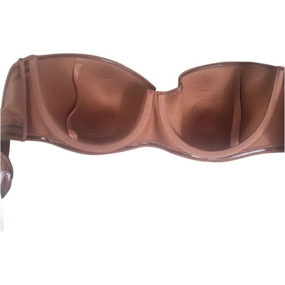 CT2064 Savage X Fenty Strapless Underwiire Brown Bra 36DD - Picture 6 of 9